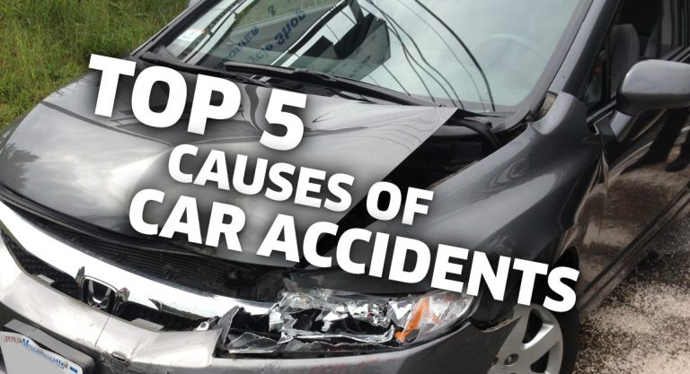 top 5 causes of car accidents